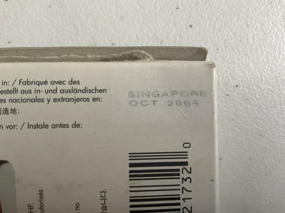 HP10 Printhead Set - C4800A, C4801A, C4803A - Exp. 2005