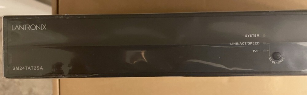 Lantronix Sm24tat2sa Network Switch-Open Box