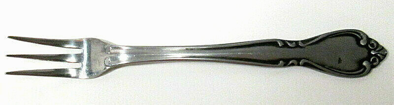 Stainless Seafood Cocktail Fork  AMC CREON SCROLL  5-3/8" Replacement Silverware