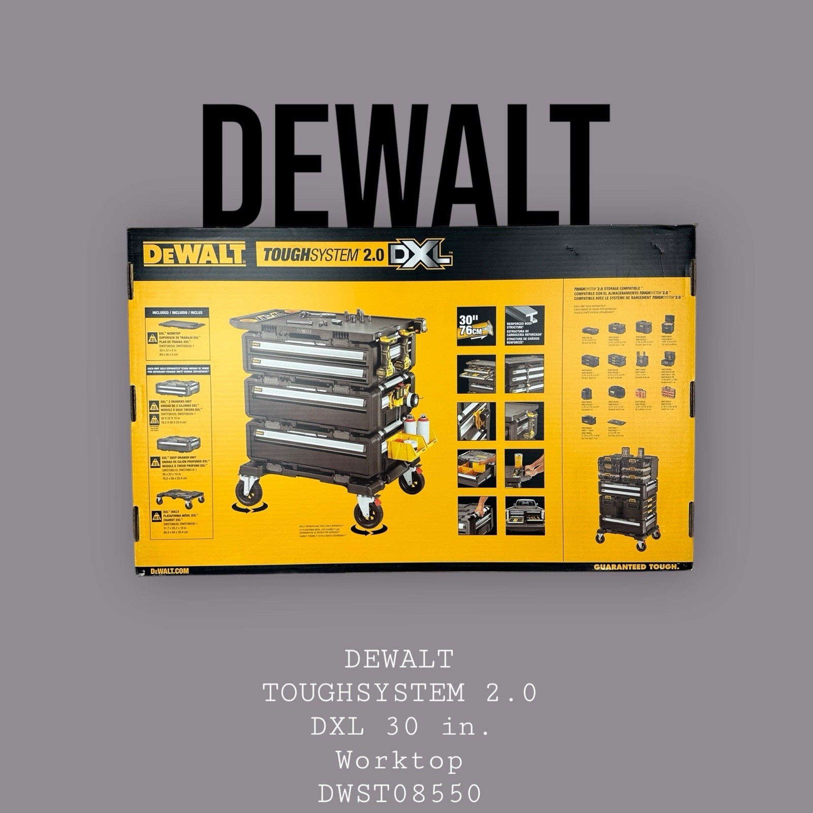 DEWALT DWST08550 TOUGHSYSTEM 2.0 DXL 30 in. Worktop