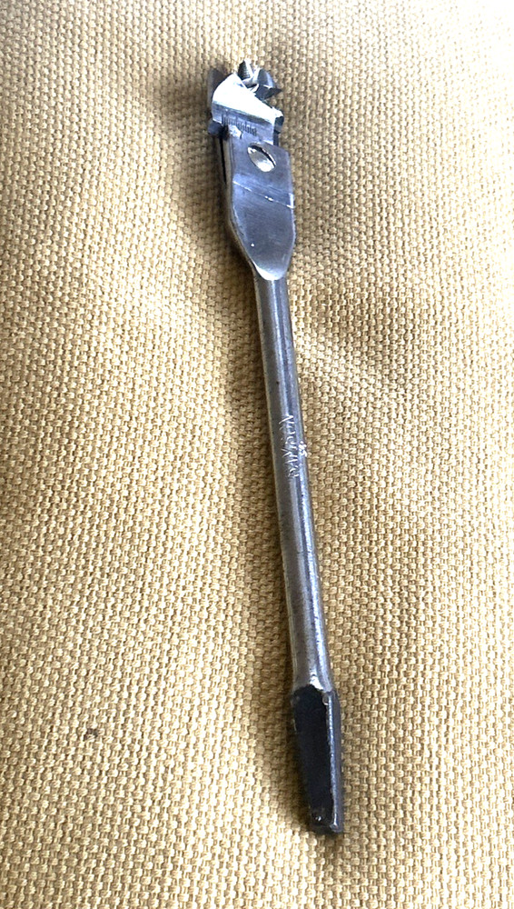 Original "Samson" Vintage Adjustable Expansive Boring 9 1/2" Auger Bit sharp!