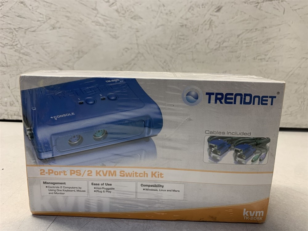 TRENDNET 2-PORT PS/2 KVM SWITCH KIT