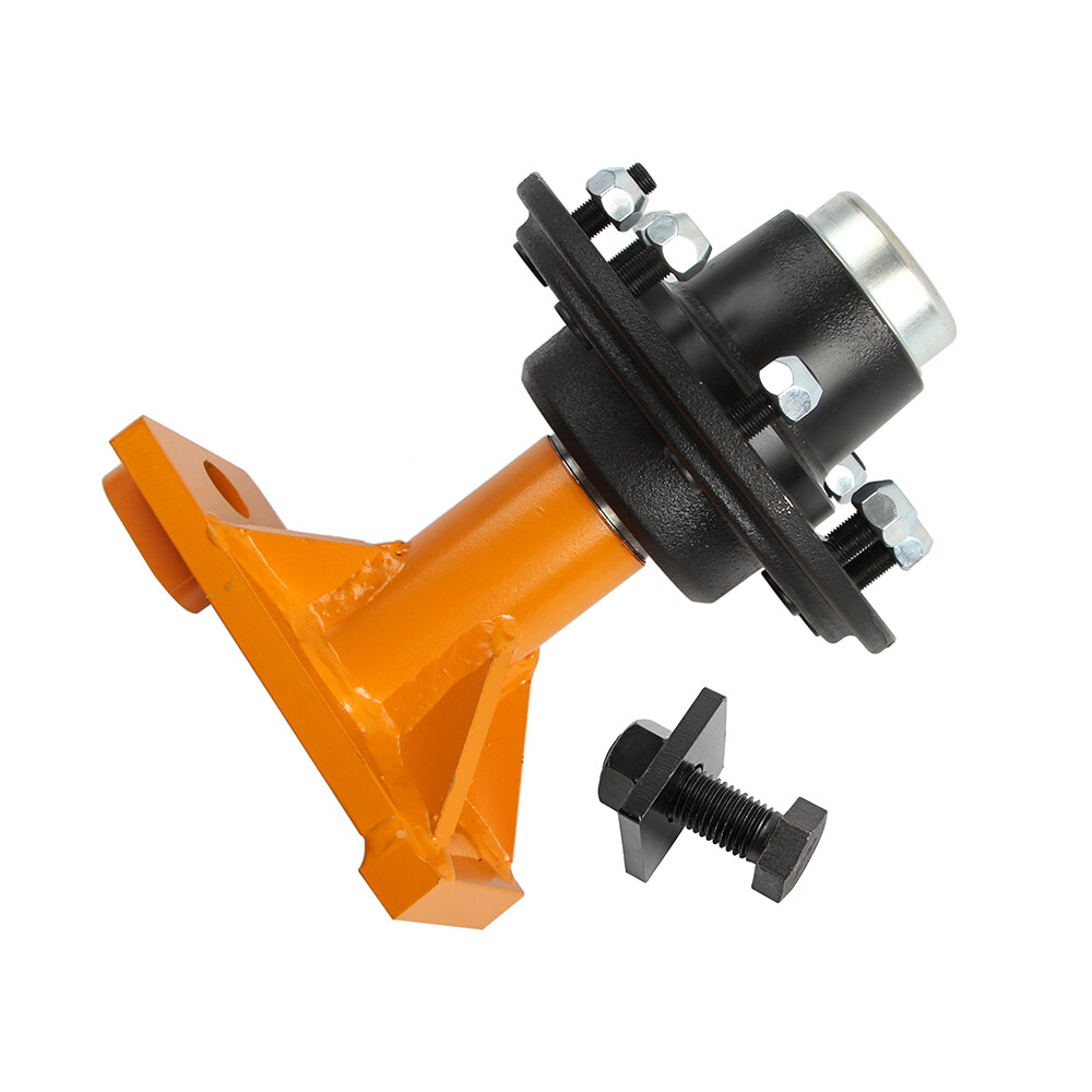 Superior Container Wheels 8 x 6.5 Lug Bolt-on SINGLE Spindle Kit International