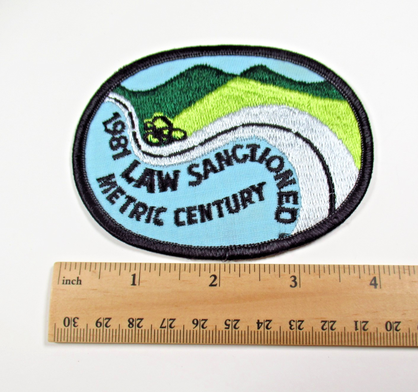 League of American Wheelmen Patch 1981 Sanctioned Metric Century