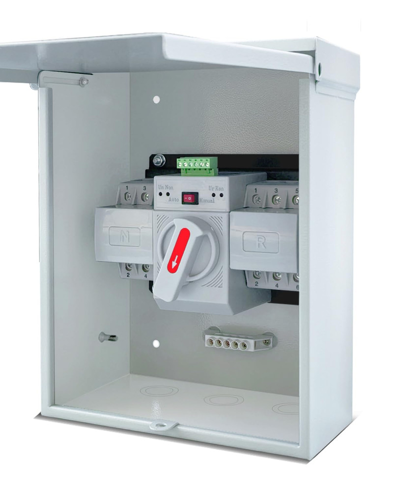 125A Automatic Transfer Switch for Generator, 3P, 120/240V Dual Power Generator