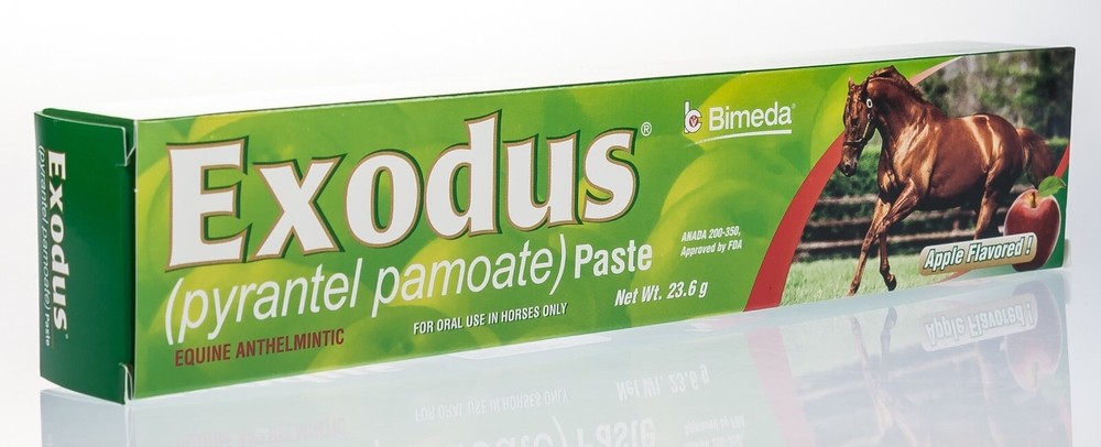Exodus® wormer paste, 23.6 g