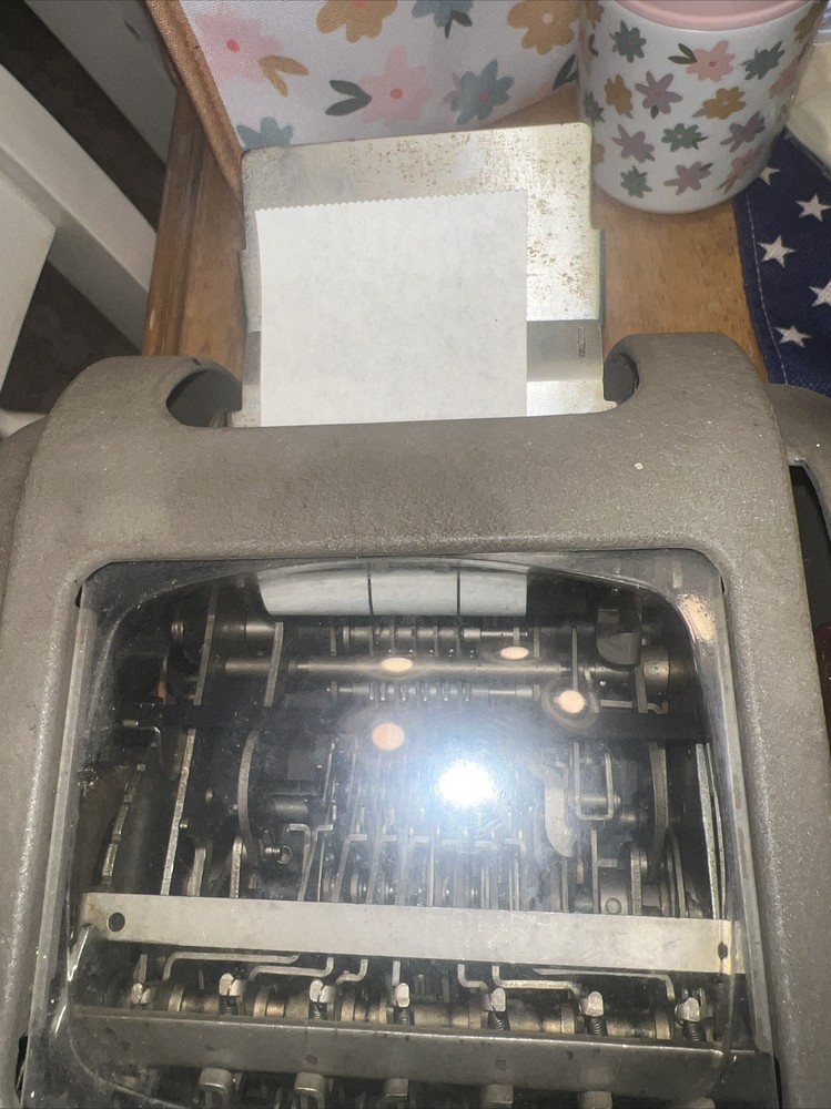 Vintage Smith & Corona Hand Crank Adding Machine - Made in U.S.A. - Works