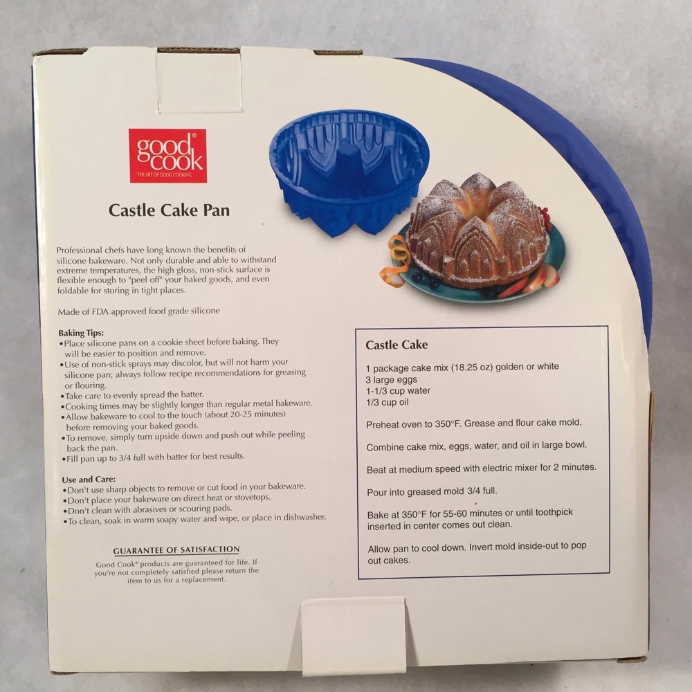 Good Cook Silicone Bakeware Sculpture Castle Design