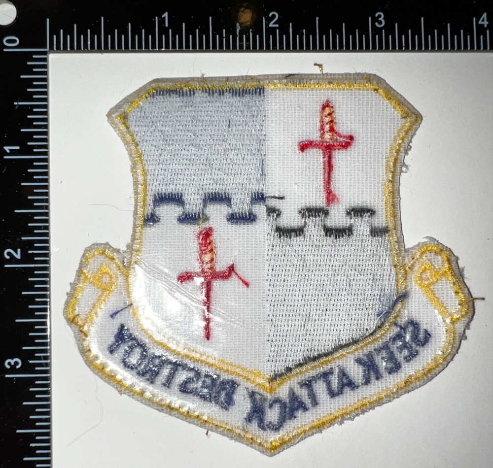 USAF US Air Force 52nd Fighter Wing Seek Attack Destroy Patch