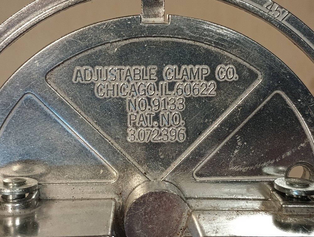 Vintage Adjustable Clamp Co. No. 9133 3"