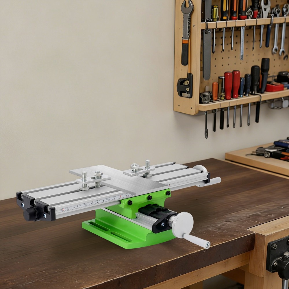 Cross Slide, Drill Press Bench, Axis Mill Machine Work Table, Compound Vise Vice
