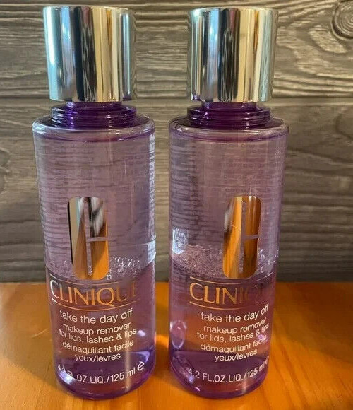 Lot of 2 Clinique Take The Day Off Makeup Remover 4.2 Oz/125ml NEW