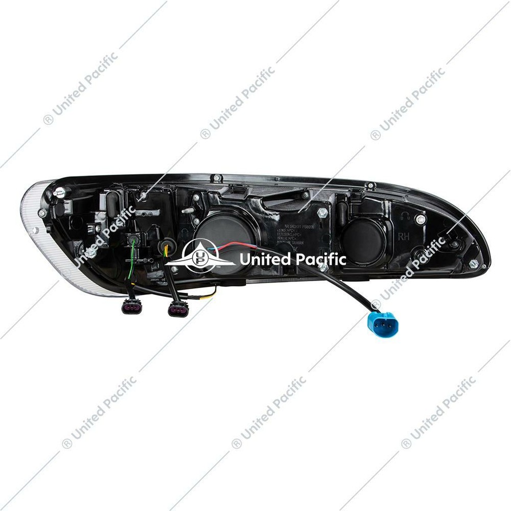 Peterbilt 386 387 Projection Headlight blacked out, LED sequential turn signal