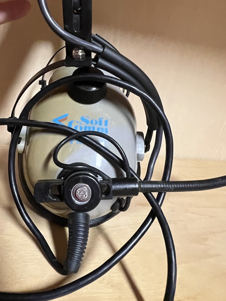 SOFTCOMM Soft Comm Phoenix Aviation Headset, *Untested, SELLING AS IS