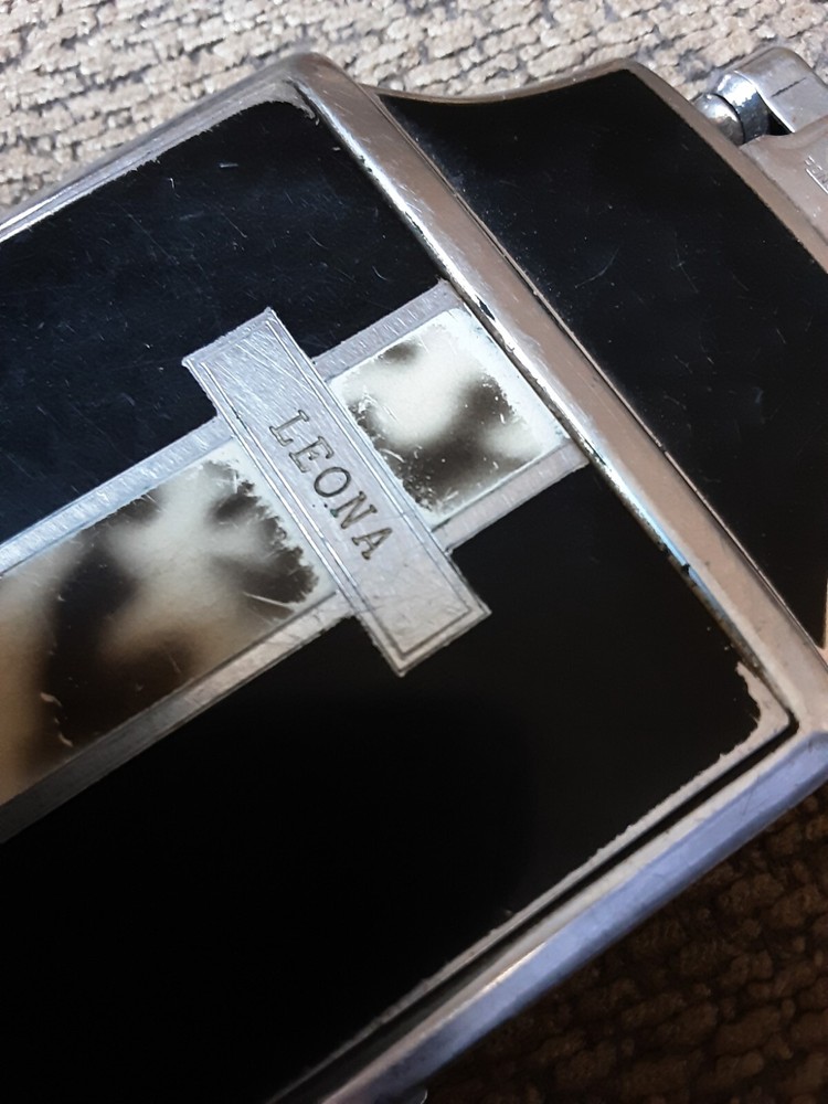 Ronson Mastercase Silver Tone Cigarette Case Lighter