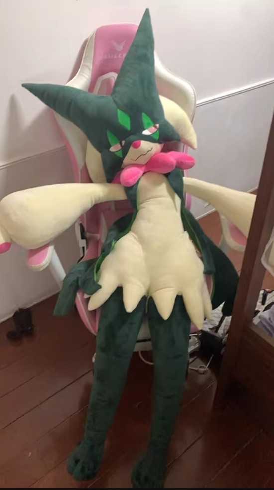 Anime 1:1 Giant Meowscarada Plush Doll Stuffed Toy Soft Pillow Plushie Gift 59''