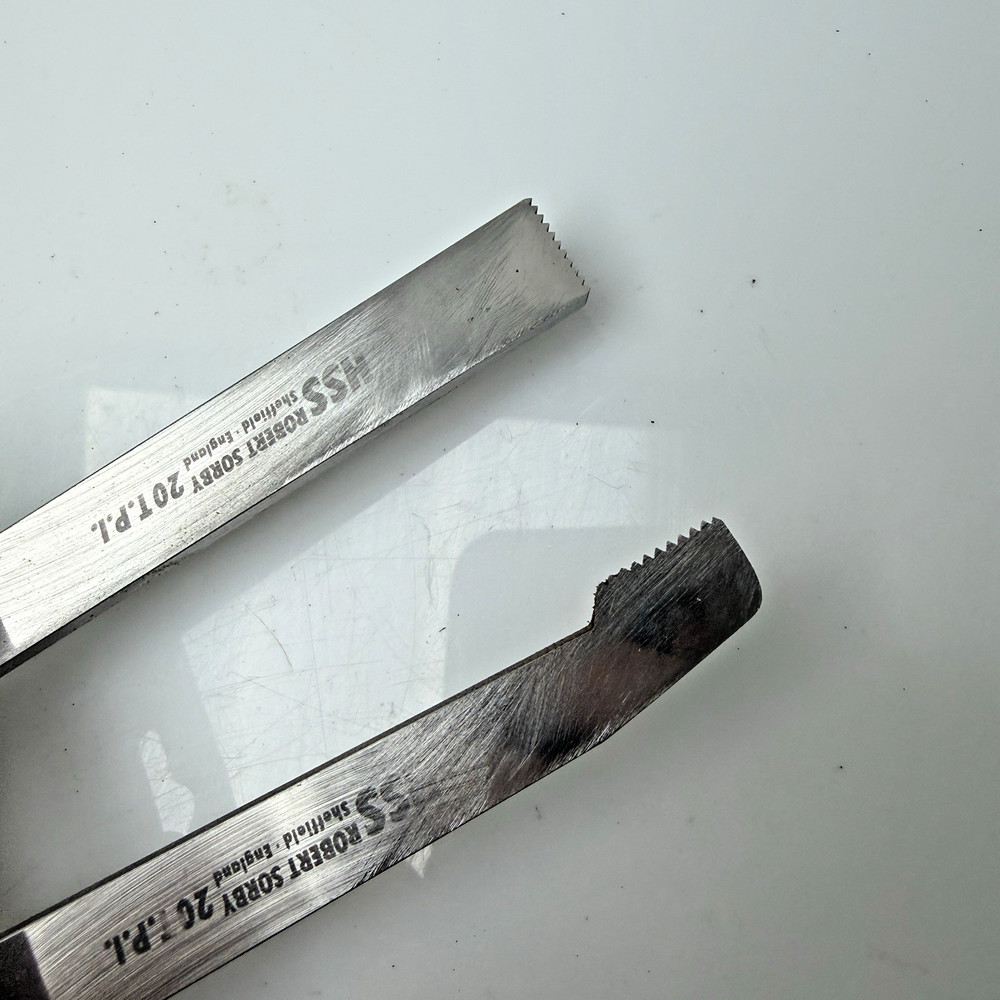 Robert Sorby 20 TPI Woodturning Internal & External Threading Tool Thread Chaser