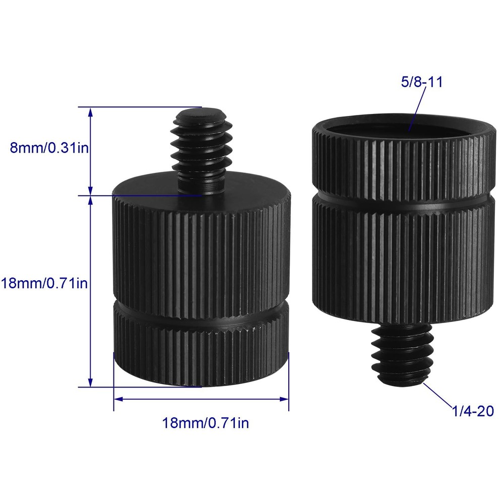 LUORNG 2PCS Tripod Adapter Laser Level Conversion Thread Adapter...