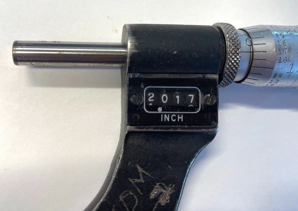 Starrett T216XFL-3 Outside Rolling Digital Micrometer, 2-3" Range, .0001"