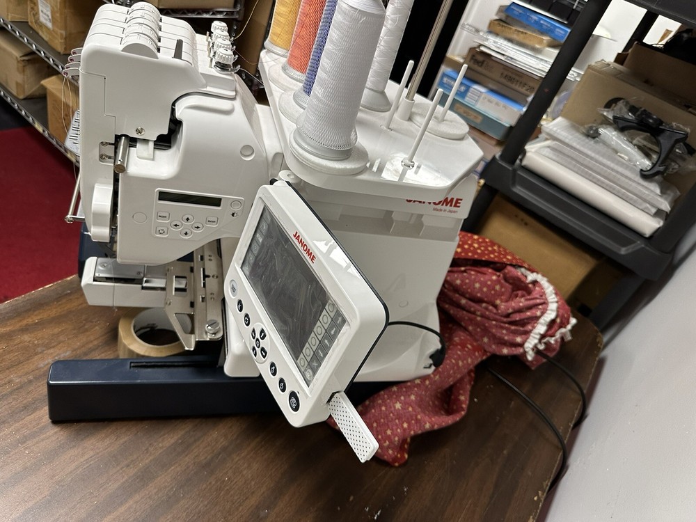 janine mb 4s four needle embroidery machine