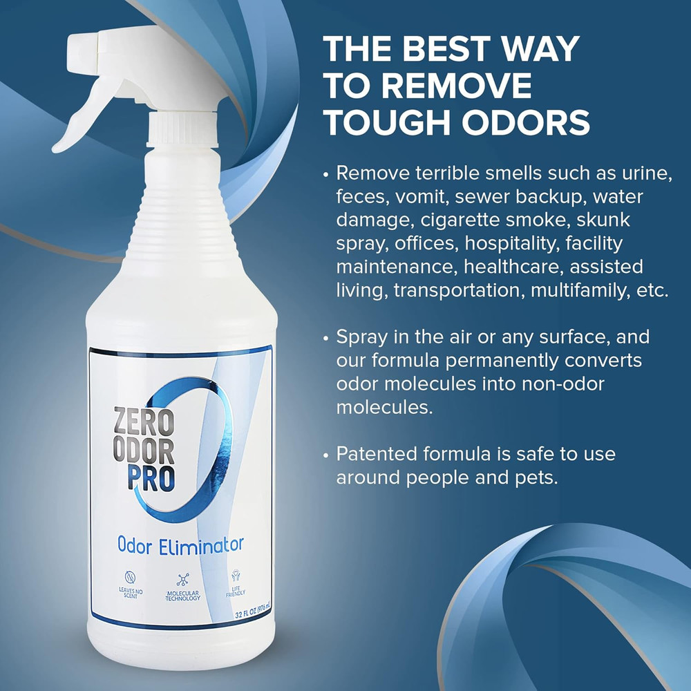 Zero Odor Pro - Commercial Strength Eliminator Odor Neutralizer, Room Deodorizer