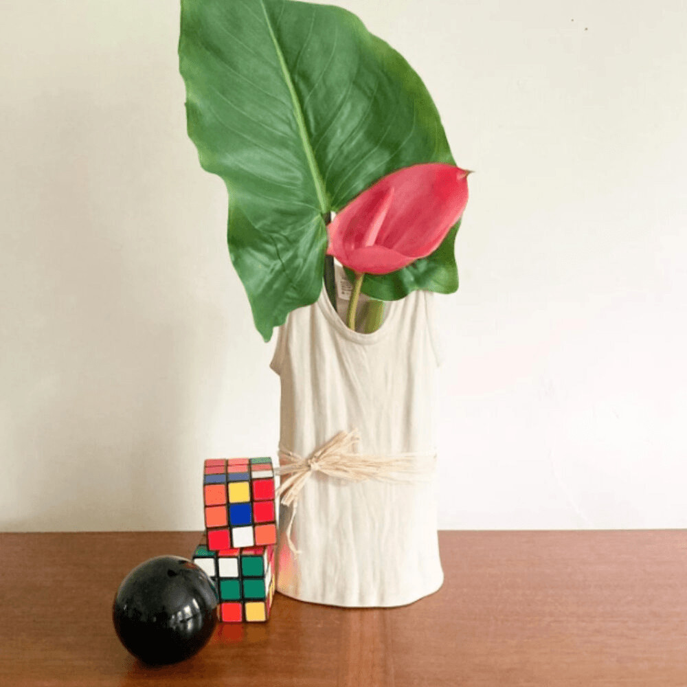 MICHAEL HARVEY Clay Tank Top Vase Rare Collectible