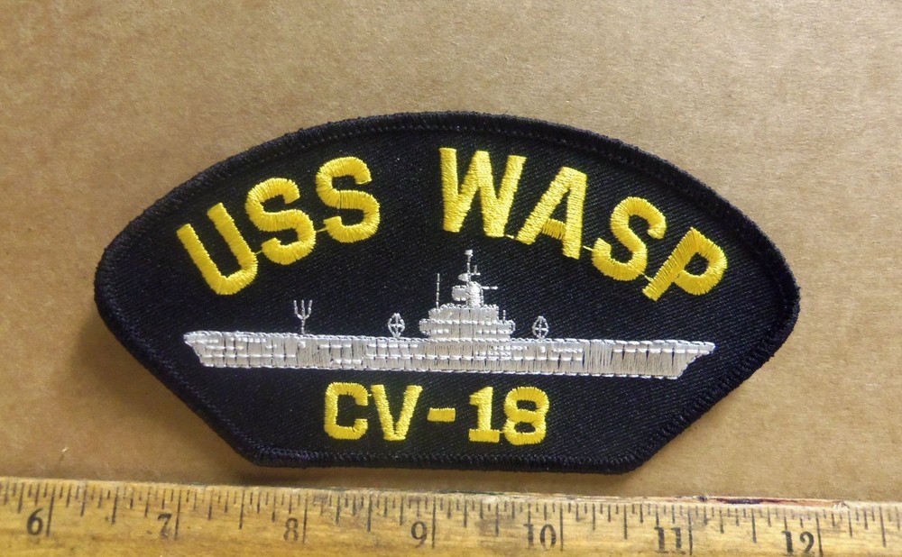 US Navy - USS Wasp CV-18 Embroidered Patch