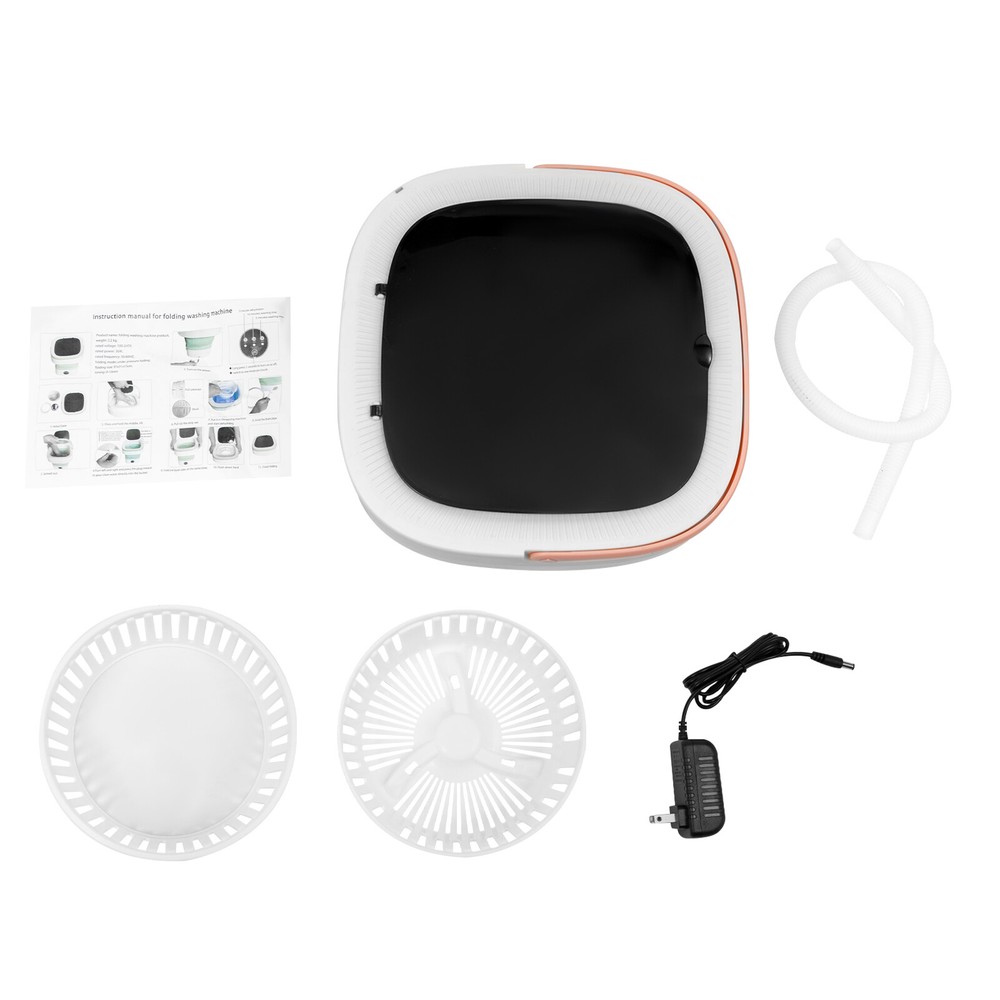 36W Mini Foldable Washing Machine - Ideal for Intimates & Small Garments