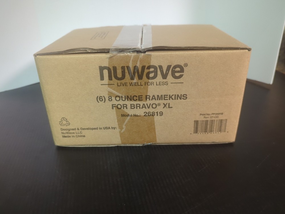 NUWAVE Ramekins BRAVO XL (6) New In Box