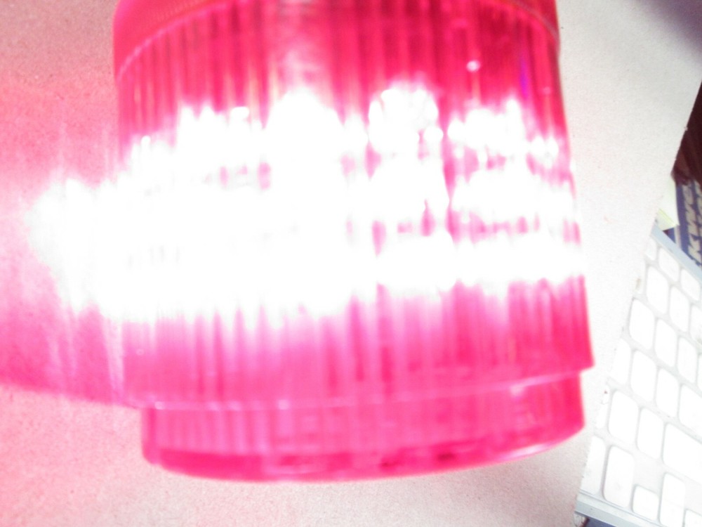 TELEMECANIQUE STACK LIGHT MODULE XVALC3R, XVACD441C024 FLASHING RED LED 24VAC/DC