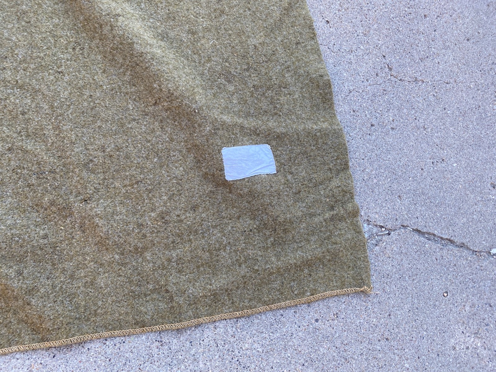 ORIGINAL WWI US ARMY M1917 INFANTRY WOOL FIELD BLANKET-