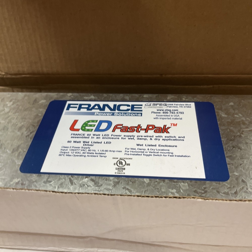 France LED Single Fastpak Kit LED Driver