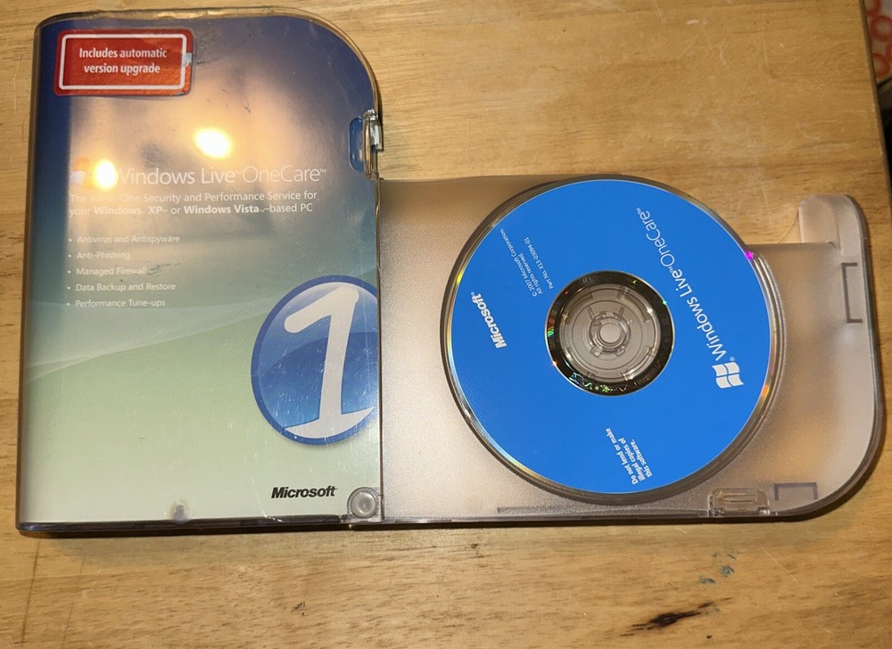 Windows Live OneCare All-in-one security and performance service Microsoft