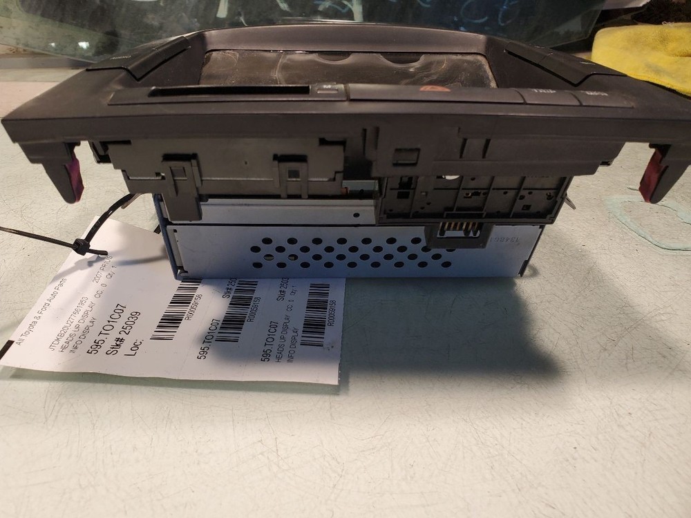 PRIUS 2007 SCREEN INFO DISPLAY