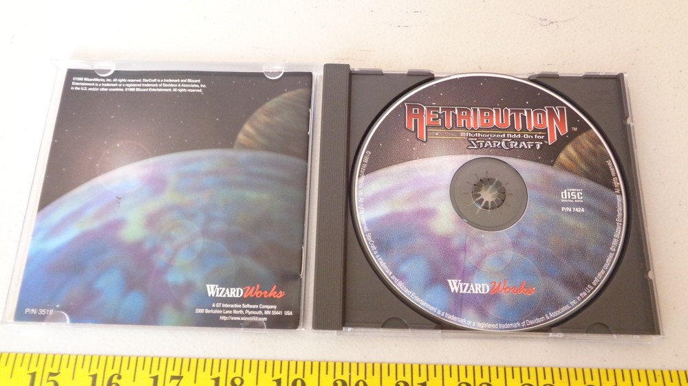 Retribution Instruction Manual CD-ROM Computer Game Wizardworks 1998