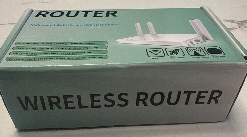 Wireless Router High-Speed Wall-Through Wireless Router Wasy 3 Step Setup And