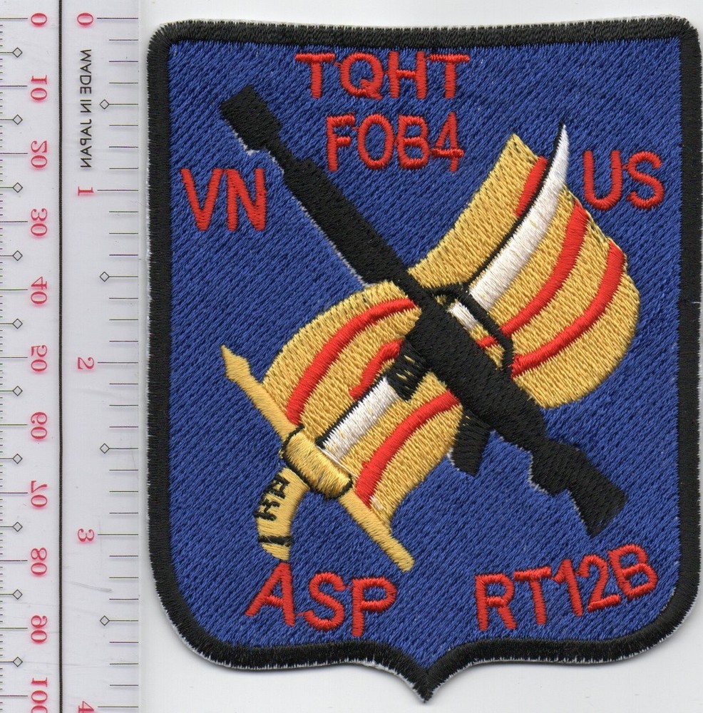 US Army 5th SF Group FOB-4 ASP RT Patch NO TARIFF