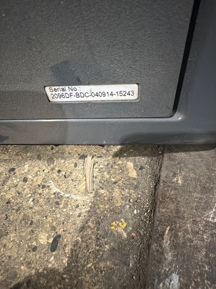 FIRST ALERT 2096DF-BD Digital Waterproof Safe USED