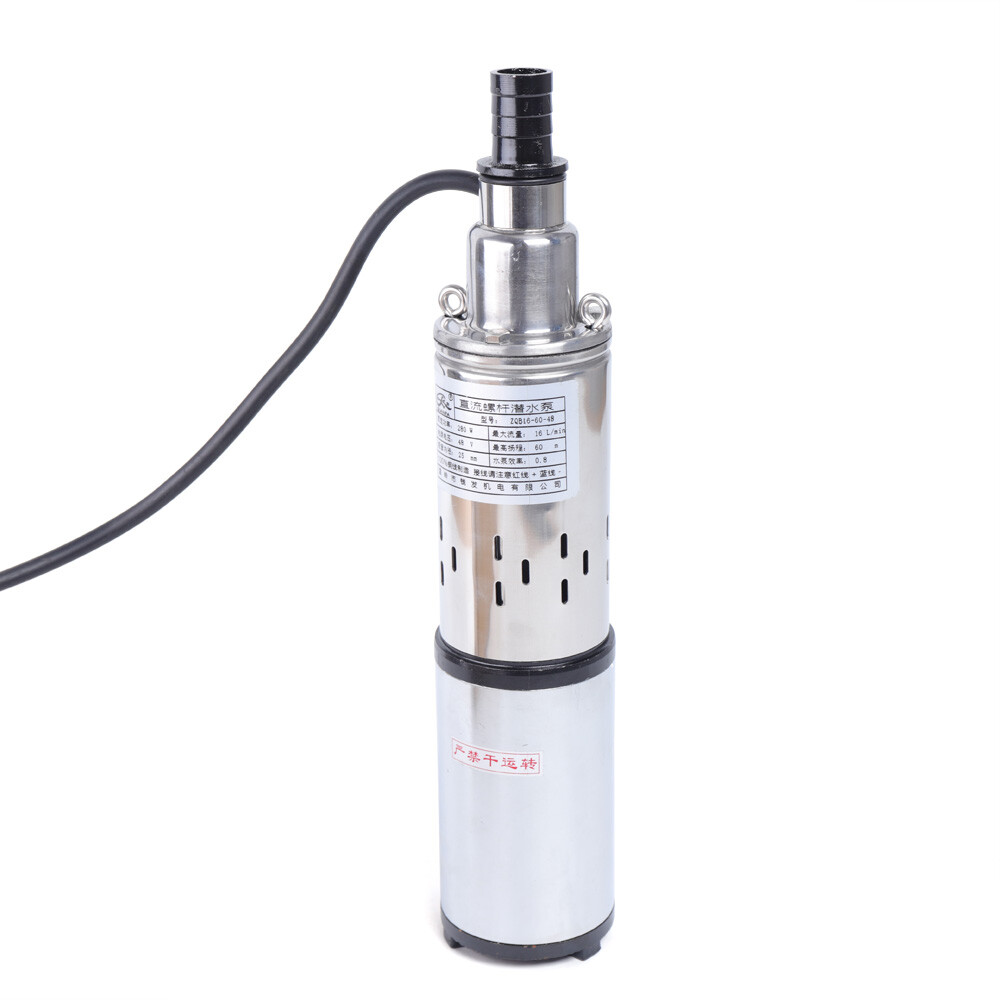 DC 48V Bore Hole Solar Powered Water Pump Submersible Farm Deep Well Water Pump