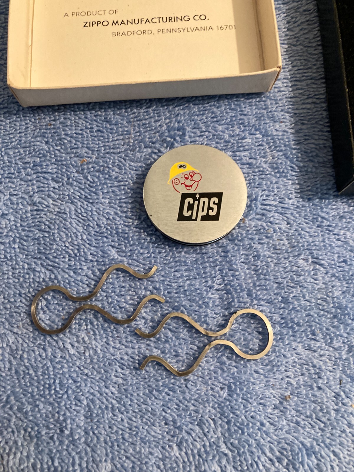 VINTAGE ZIPPO REDDY KILOWATT CIPS KEY CHAIN WITH BOX