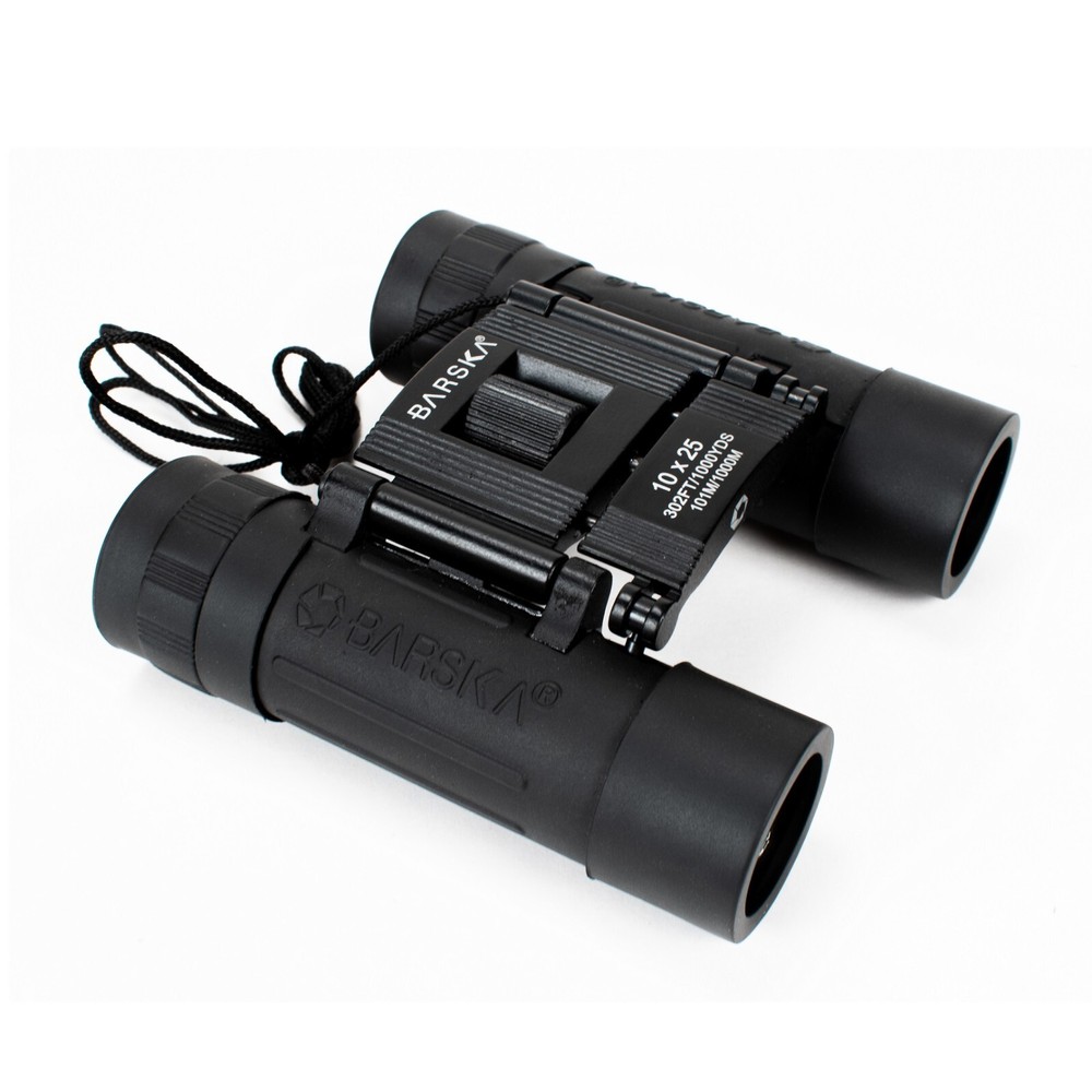 Barska Lucid View 10x 25mm Compact Binocular with Case, AB10110