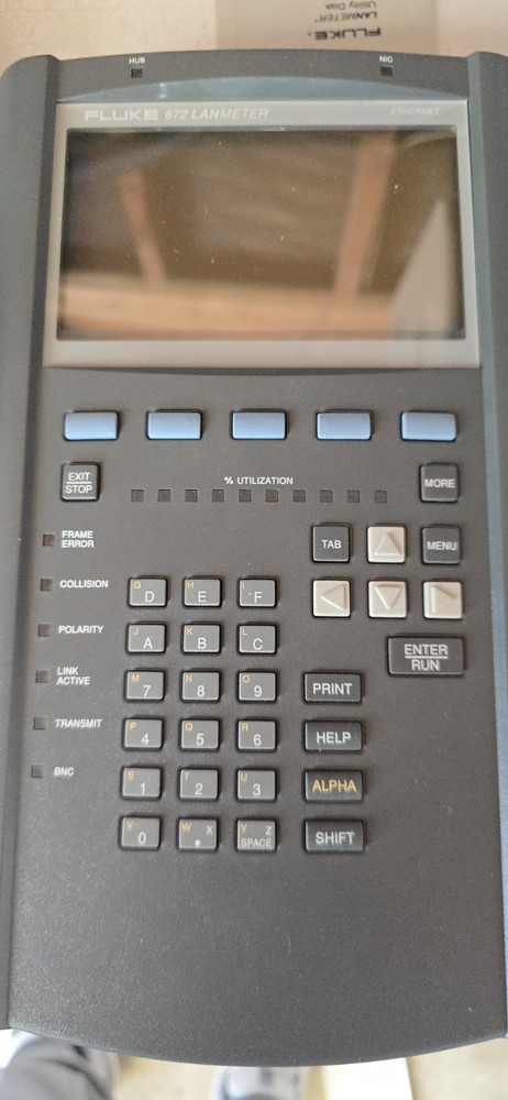 FLUKE 672 Ethernet LANmeter Network Analyzer - Free Shipping