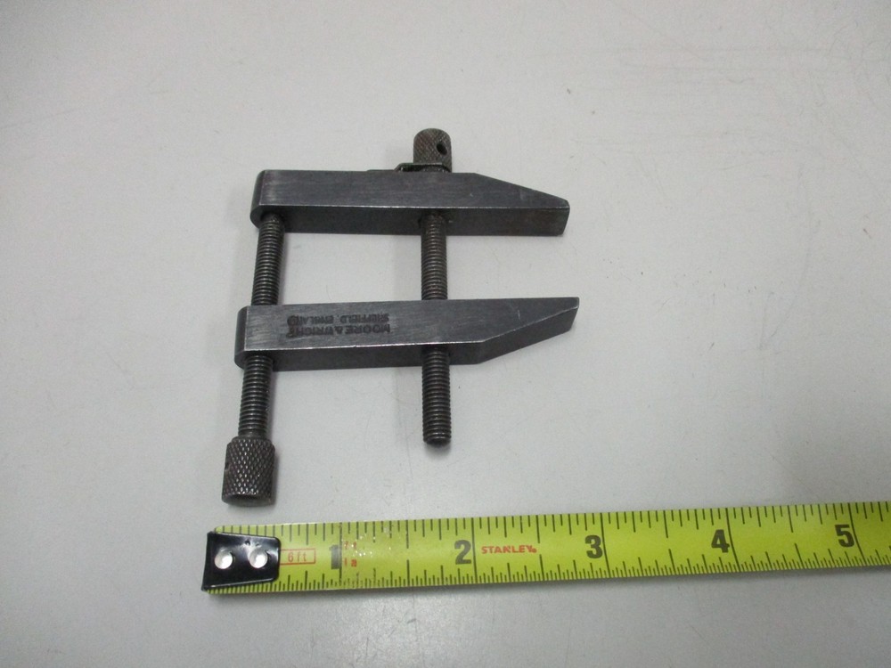 2 Machinist Parallel Clamps 1 Moore & Wright, 1 Unbranded