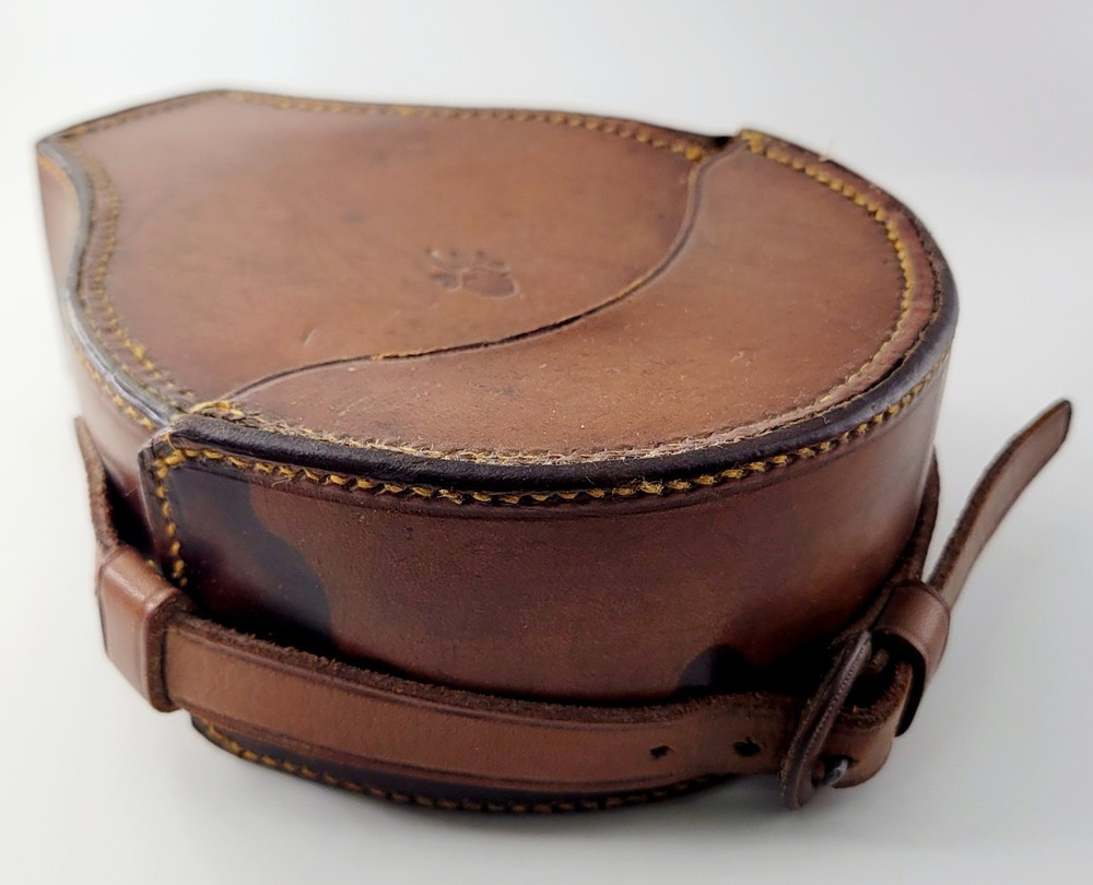 WW1 - COMPASS CASE - LEATHER MILITARY WAR BRITISH ARMY