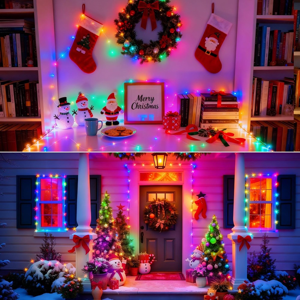 6 Pack Battery Powered Fairy Lights with Remote Control and Timer 8 Lighting ...