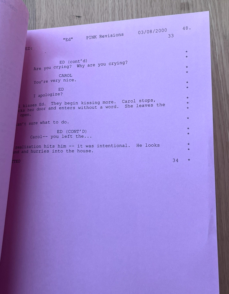 Ed Rob Burnett & Jon Beckerman NBC TV Television Original Pilot Episode Script