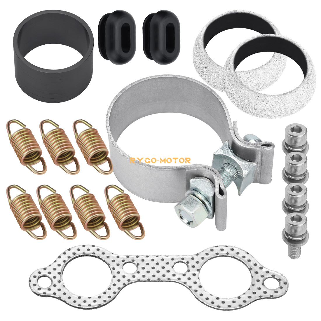 Exhaust Muffler Gasket Seal Spring Kit for Polaris RZR 800 2008-2011 7081382