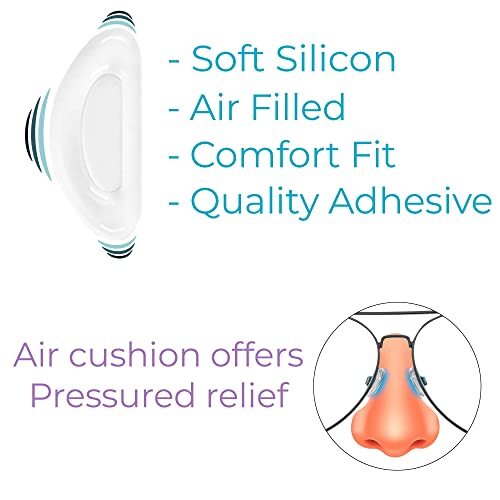 2.0mm Regular Thickness / 15mm Medium Length - Air Cushion 5 Pair Clear