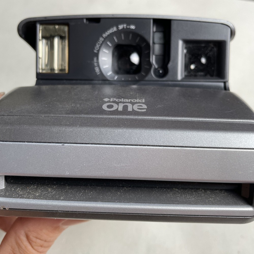 Vintage Polaroid One Folding Film Camera Grey UNTESTED