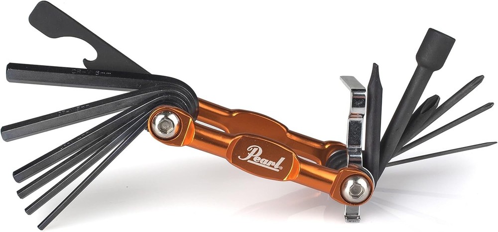 Pearl Tech Tool combination Drum Key and Drum Set Multi-Tool with five